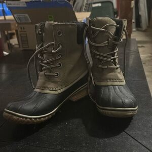 Sorel Slimpack II Lace Nubuck Duck Boot